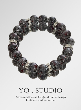 YQ.STUDIO|夕颜黑港风个性简约学生复古ins小众设计高级感手饰品