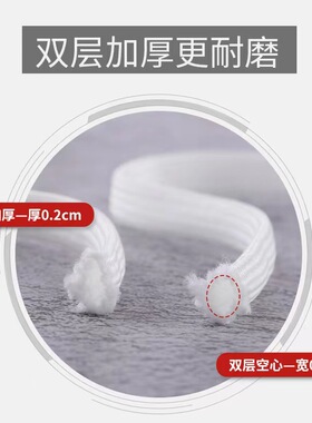 适配LV trainer白水泥鞋带扁原装牛仔蓝熊猫板鞋黑白色鞋绳男女款