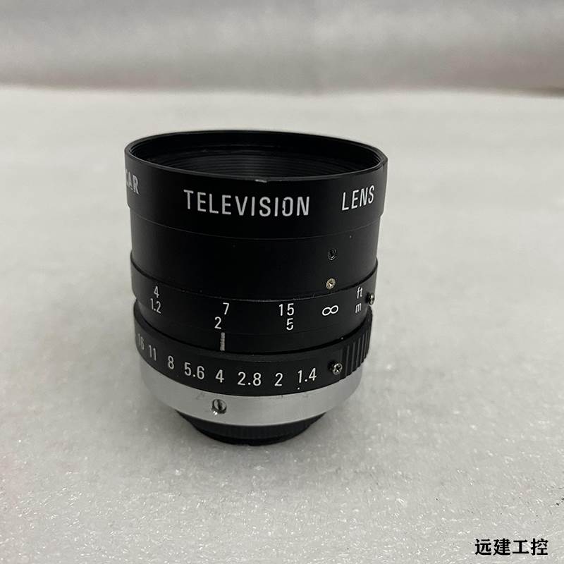 远建 TELEVISION LENS 25mm 1:1.4工业镜头 轻微变形如图询价为准 - 图1