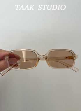 网红辣妹ins时髦方形墨镜