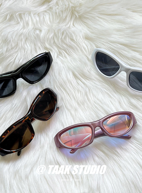 千禧风女欧美复古防晒太阳眼镜