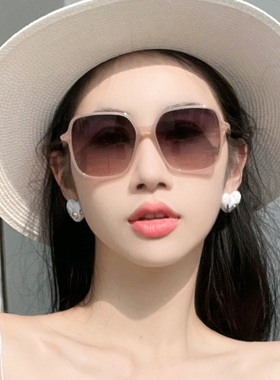 新款大框女士偏光太阳镜防紫外线韩版墨镜高级感显瘦复古风眼镜潮
