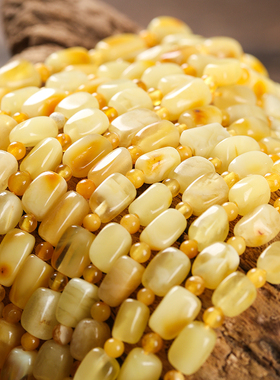 波罗的海琥珀蜜蜡两用项链手串