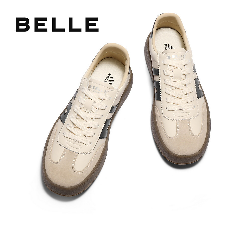 林一同款百丽男士休闲运动德训阿甘板鞋男25秋新厚底增高8UD01CM5,淘宝优惠券,粉丝福利购,淘宝优惠卷