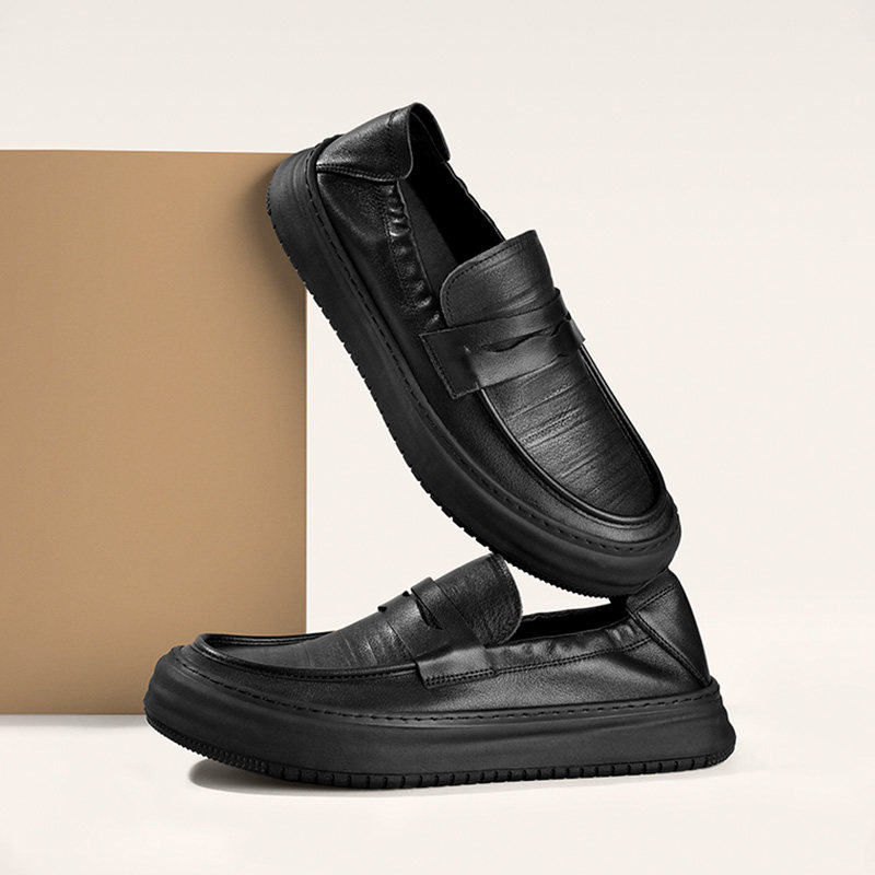  百丽集团男鞋休闲皮鞋