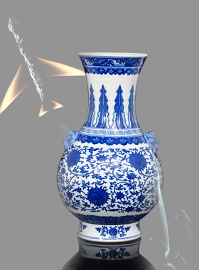 青花客厅景德镇手绘陶瓷特价仿古