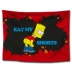Simpsons Simpsons Tide thương hiệu tấm thảm vui nhộn hoạt hình anime bạt tường vải trang trí phòng trẻ em - Tapestry