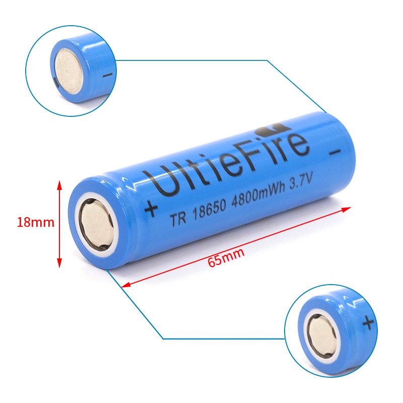 TX16S/TX12/BOXER/遥控器电池控电18650锂电池大容量4800mah 3.7V - 图0