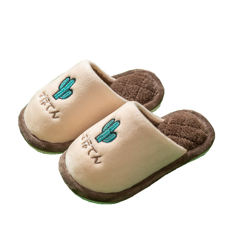 儿童拖鞋冬季居家男童女童卡通棉拖鞋宝宝防滑室内亲子拖鞋新款