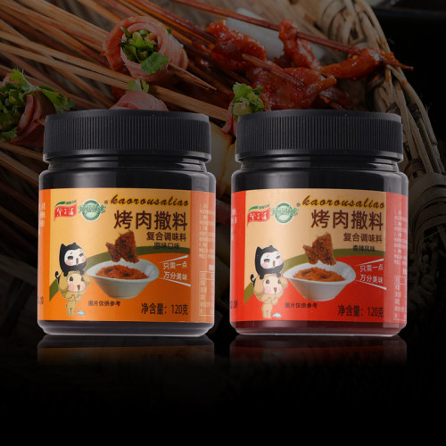 知仙味全烤肉撒料2瓶装香辣味韩式烧烤腌料蘸料烤鱼调味料家用 - 图3