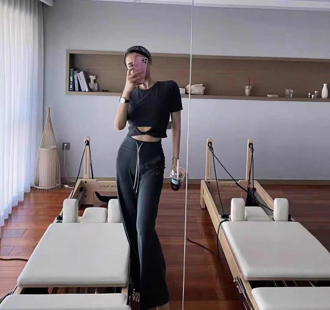 lulu瑜伽裤休闲直筒长裤抽绳高腰垂感宽松阔腿裤健身跑步高腰长裤,淘宝优惠券,粉丝福利购,淘宝优惠卷