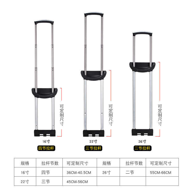 GL003包邮拉杆箱配件拉杆 旅行箱内置拉杆配件行李箱维修14-26,淘宝优惠券,粉丝福利购,淘宝优惠卷