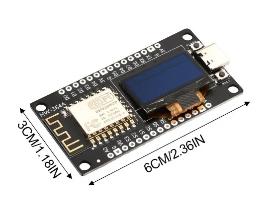 ESP8266开发板串口 CH340G带0.96Nodemcu wifi模块 128*64 OLED屏 - 图2