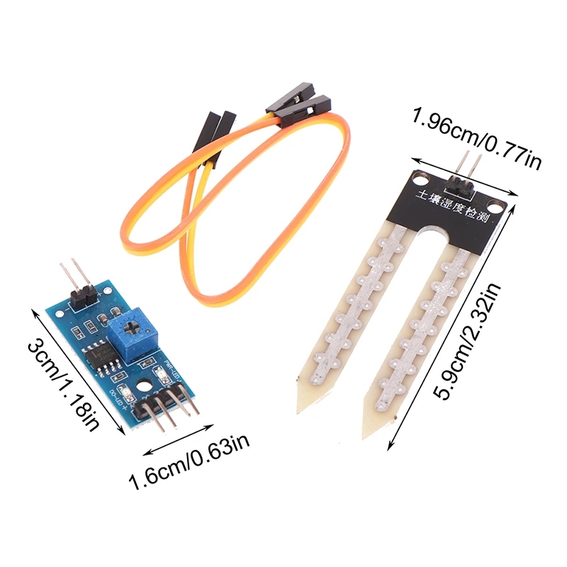 土壤湿度计检测模块 机器人 智能小车 土壤湿度传感器
