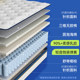 Xilinmen official master bedroom double antibacterial and antimite latex coconut palm single pocket spring mattress
