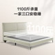 Xilinmen leather modern simple double bed