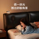Xilinmen Modern Simple Leather Upholstered Solid Wood Bed