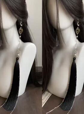 山鬼花钱古风铜钱耳环耳挂流苏男女耳饰古风汉元素汉服百搭配饰品