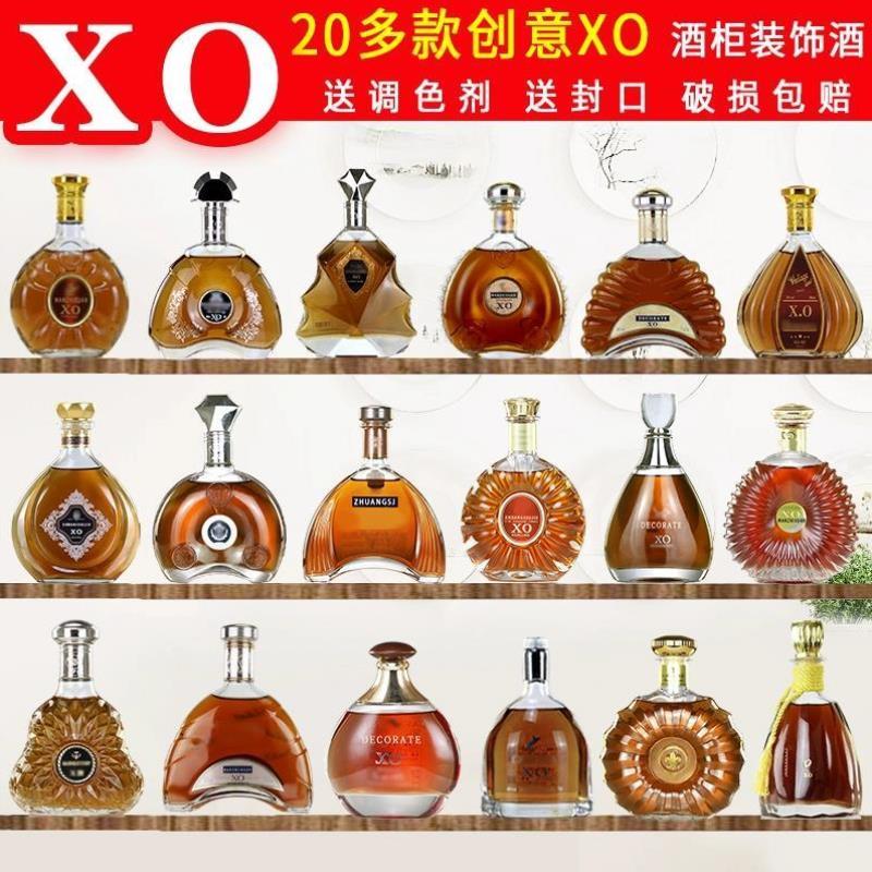 高档仿真红酒瓶酒柜装饰品客厅玄关吊柜洋酒瓶摆设酒吧ktv摆件@ - 图2