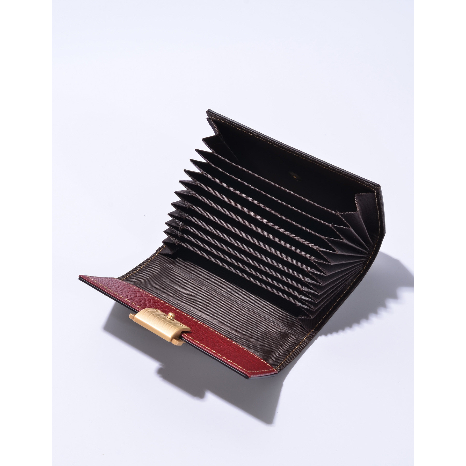 欧美印花女式多卡位按扣简约卡片包 路尼亚卡包