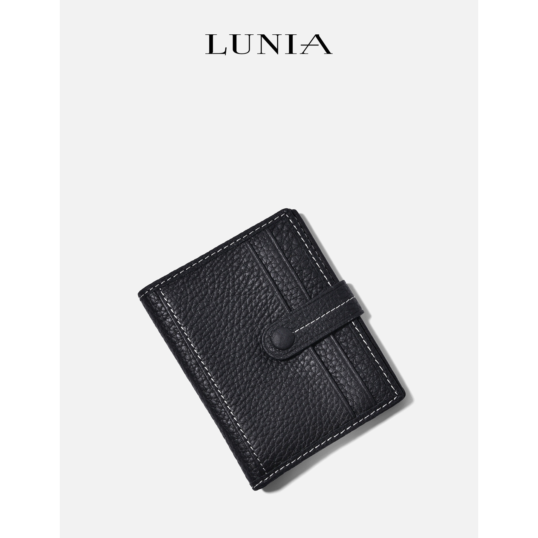 简约ins女超薄卡套北欧风真皮卡包 路尼亚卡包