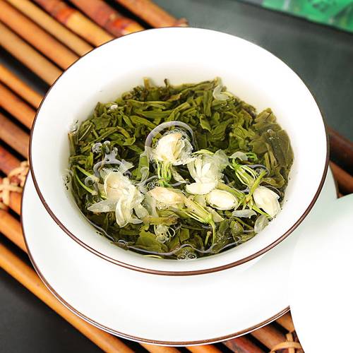 浓香型茉莉花草茶绿茶白毫 2026新茶茉莉花茶叶小袋装共500g - 图1
