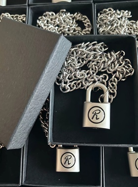 『现货』原版开模 NANA同款南京锁项链 小众朋克钛钢情侣配饰