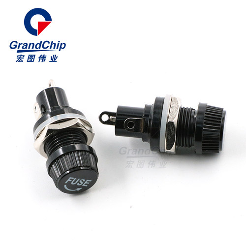 保险管插座熔断器保险盒保险丝fuse断路器耐高温 5*20mm 10A 250V - 图1