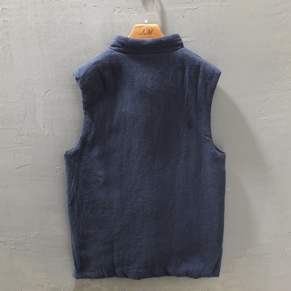 极麻中国风立领盘扣无袖坎肩棉麻马甲男国潮苎麻保暖宽松亚麻外套,淘宝优惠券,粉丝福利购,淘宝优惠卷