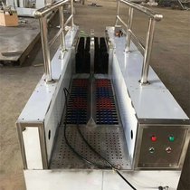 Fully automatic boot-washing machine unpowered dual-channel brushed shoe machine anti-explosion mine washing machine