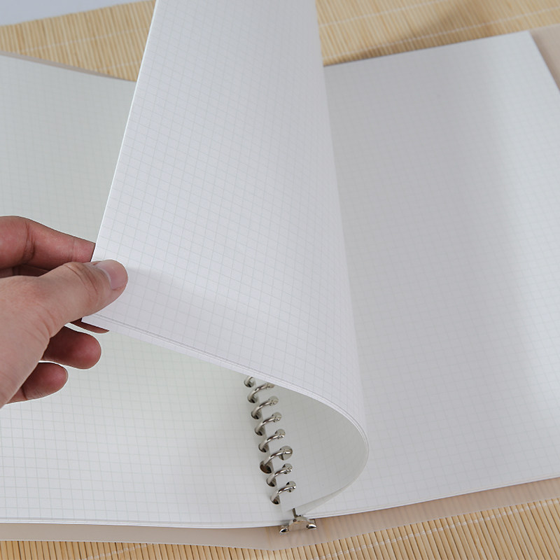 MUJI无印良品植林木A4活页纸横线B5方格活页夹A5替换纸芯学生办公 - 图1