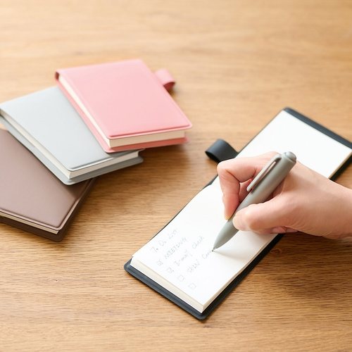 MUJI无印良品口袋笔记本A7空白本子日记本随身便携记事手账计划本 - 图1