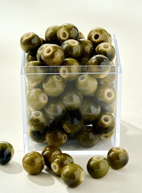 陶瓷珠子大孔珠DIY饰品