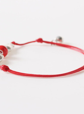 原创小鱼红釉夏季女生闺蜜瓷珠