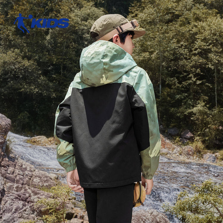 乔丹童装男童加绒外套摇粒两件套2025冬季新款大童三合一户外风衣,淘宝优惠券,粉丝福利购,淘宝优惠卷