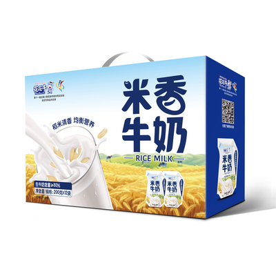 花花牛米香200g*12袋风味早餐奶