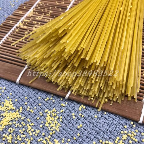 5袋东北小米面条待煮干面条不含小麦蛋奶德亚每袋400克/袋优惠 - 图1