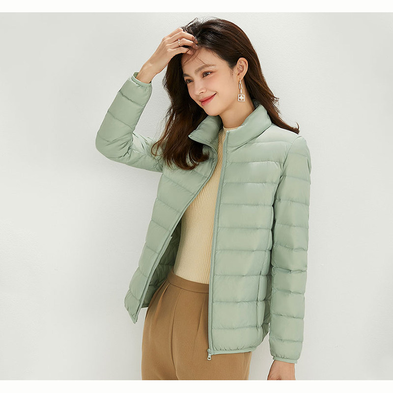 2025秋冬新款女士轻薄款立领羽绒服短款时尚羽绒外套大码女装潮,淘宝优惠券,粉丝福利购,淘宝优惠卷