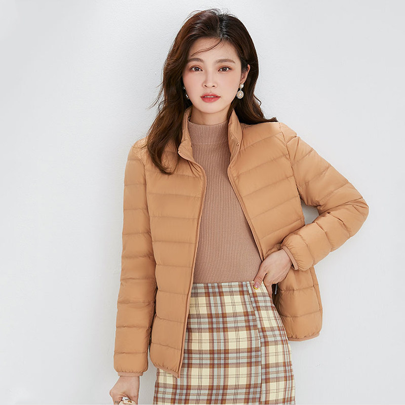 2025秋冬新款女士轻薄款立领羽绒服短款时尚羽绒外套大码女装潮,淘宝优惠券,粉丝福利购,淘宝优惠卷