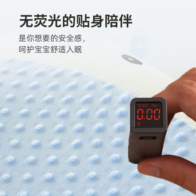 儿童枕头小学生专用记忆棉3-6-10岁猫肚枕豆豆绒秋冬幼儿园定型枕,淘宝优惠券,粉丝福利购,淘宝优惠卷