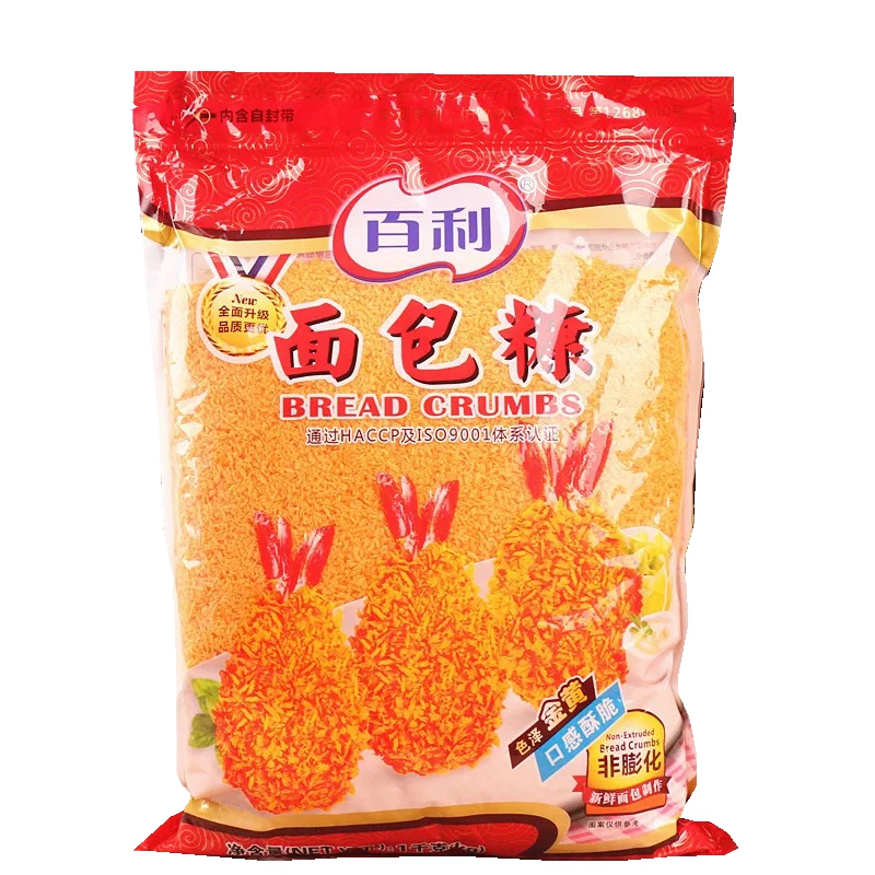 百利面包糠商用油炸香酥大包装鸡腿裹粉脆皮屑香蕉鸡排金黄色1KG - 图3