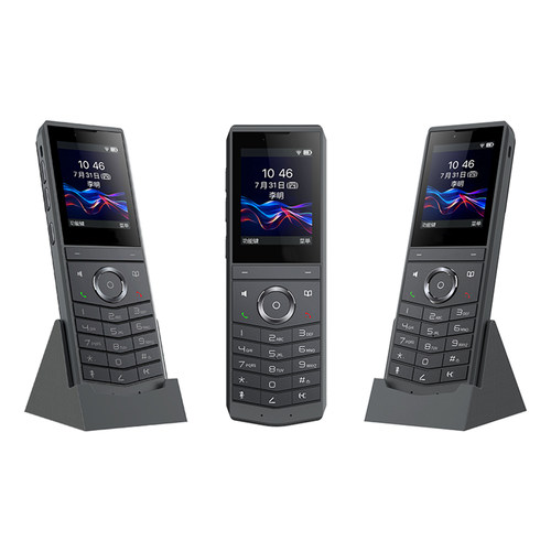 办公商用ip网络对讲系统手持话机便携式WiFi话机银行学校医院手持IP网络呼叫对讲酒店购物中心IP话机W620W - 图3