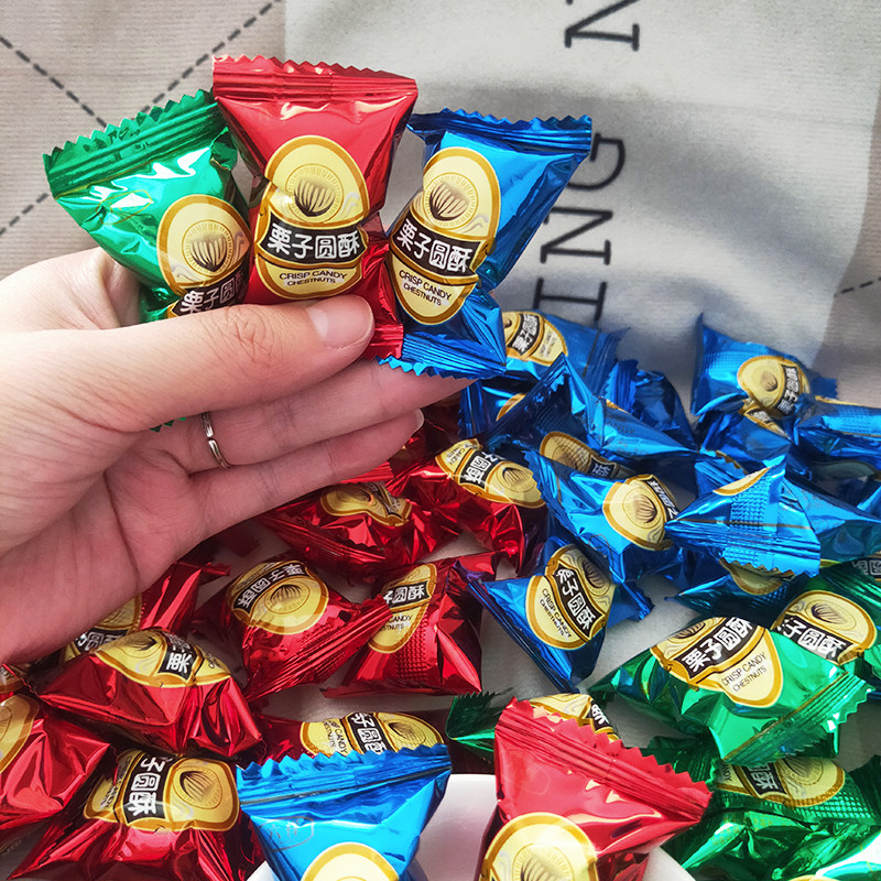 恒盛六祥栗子酥酥糖零食过年春节年货喜糖小吃食品糖果甜食婚庆糖 - 图1