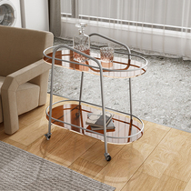 Light and luxurious side Several movable small tea table tables Modern minimalist Mini Living room Sofa Side Creative Shelve Side Table
