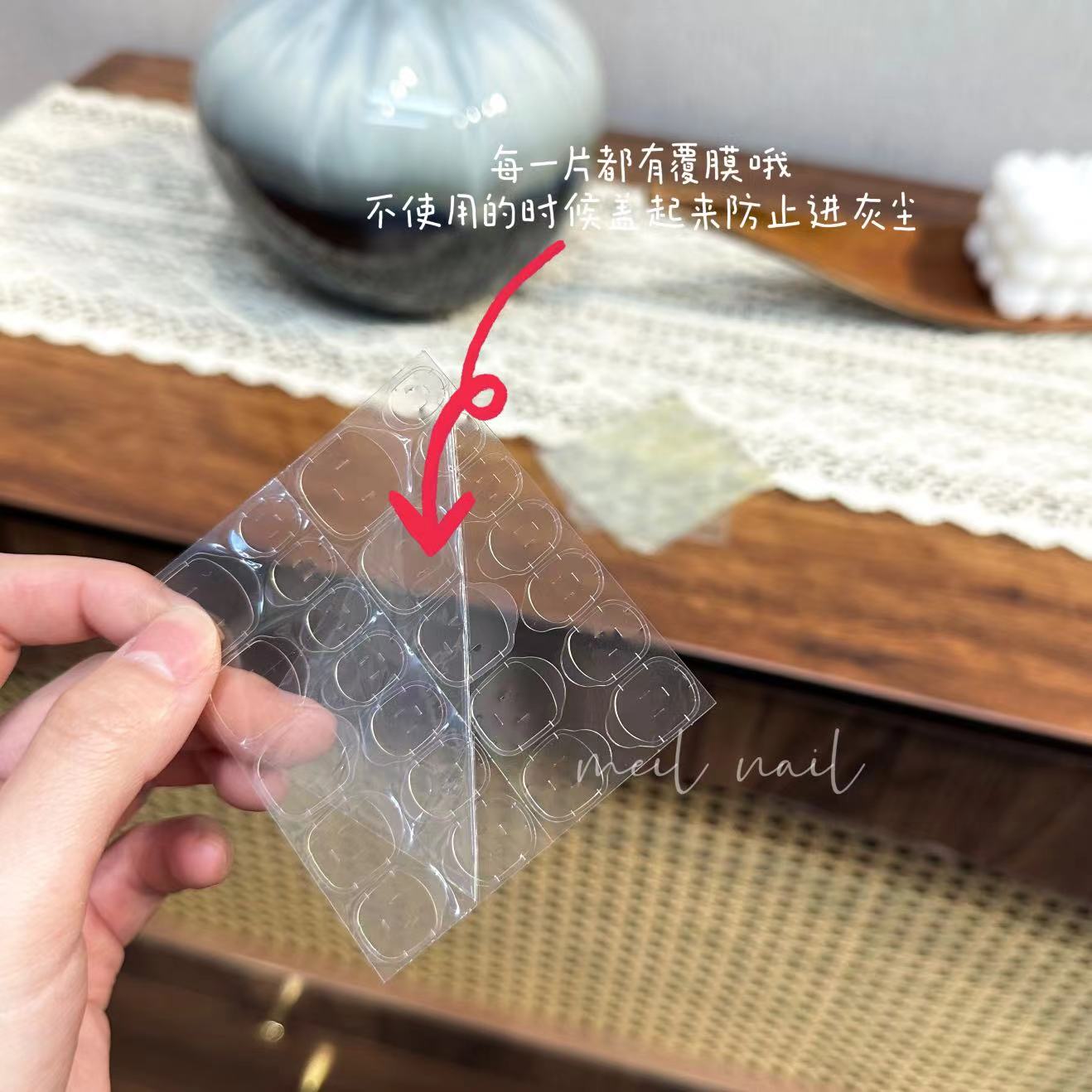 Meil Nail 果冻黄胶10片装开模定制加大版 更牢固甲片可重复使用,淘宝优惠券,粉丝福利购,淘宝优惠卷