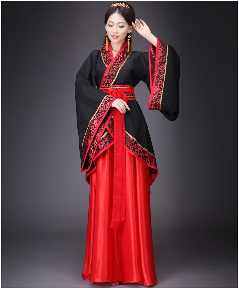 古装男儿童汉服女襦裙直裾古代大侠民族祭祀服装官服话剧舞台表演_虎窝淘