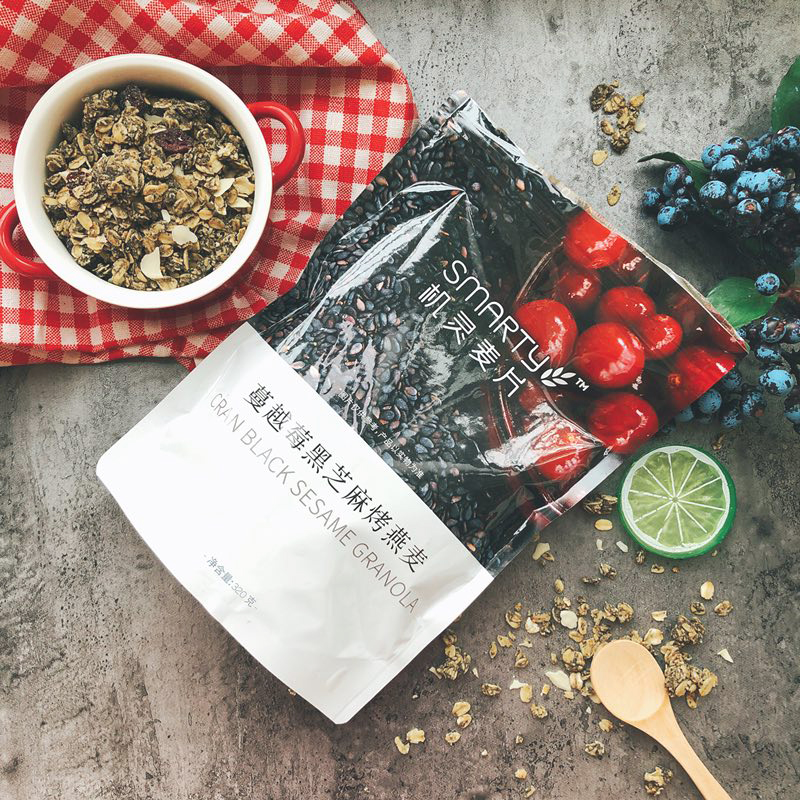 Smarty机灵麦片 冲饮烘焙 烤燕麦片granola早餐即食麦片 代餐