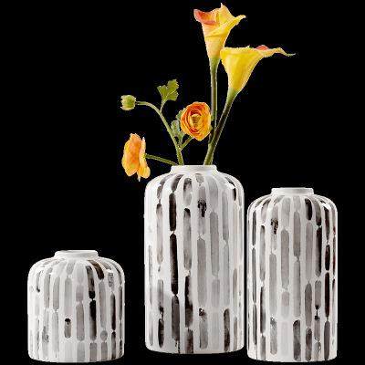 意约现代陶瓷板花瓶摆件样IPA房家具城客厅餐桌插花简欧式干花创,淘宝优惠券,粉丝福利购,淘宝优惠卷