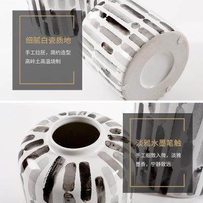 意约现代陶瓷板花瓶摆件样IPA房家具城客厅餐桌插花简欧式干花创,淘宝优惠券,粉丝福利购,淘宝优惠卷