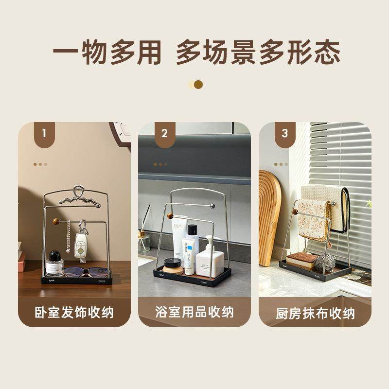 厨房不锈钢抹布架洗碗水池水窄台沥面款洗碗布海绵擦分格epenZc7m,淘宝优惠券,粉丝福利购,淘宝优惠卷